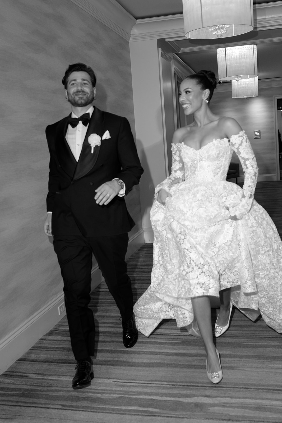 movement in wedding photos