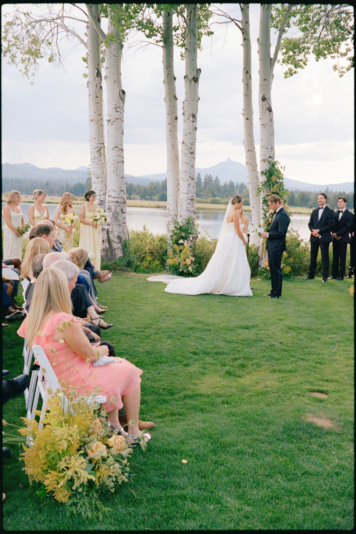 ceremony seating facing inward
