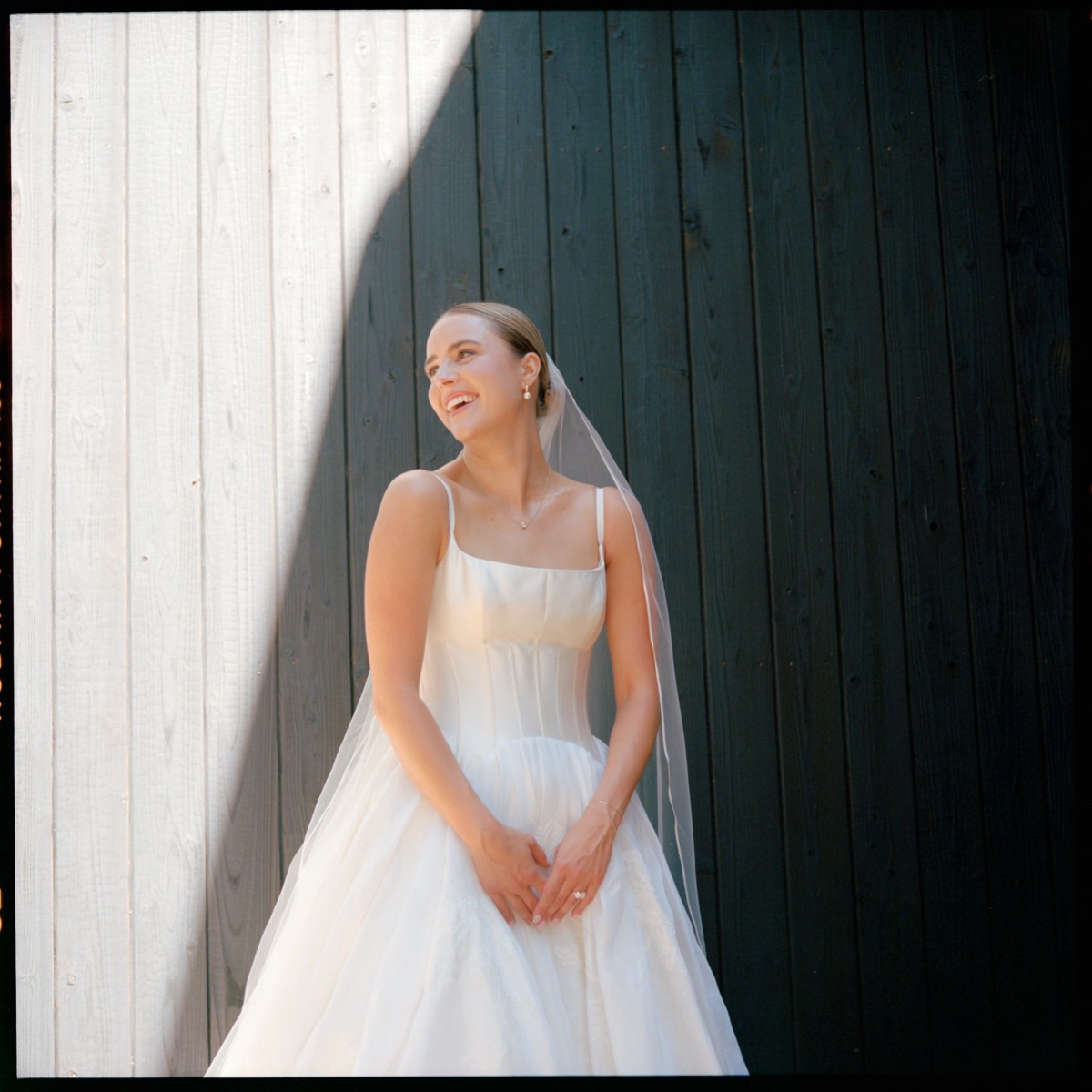 low waist wedding dress