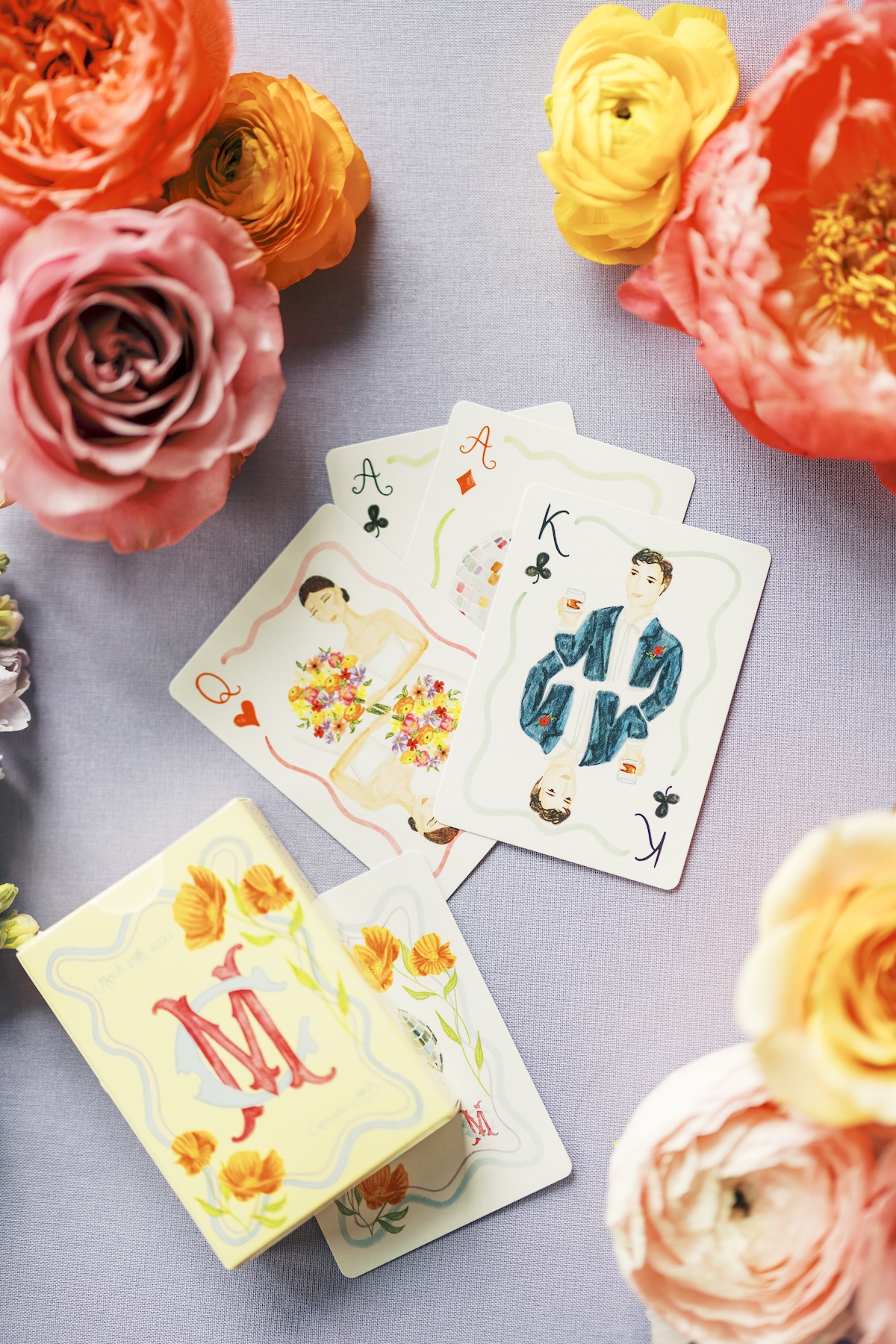 custom cards for wedding favors