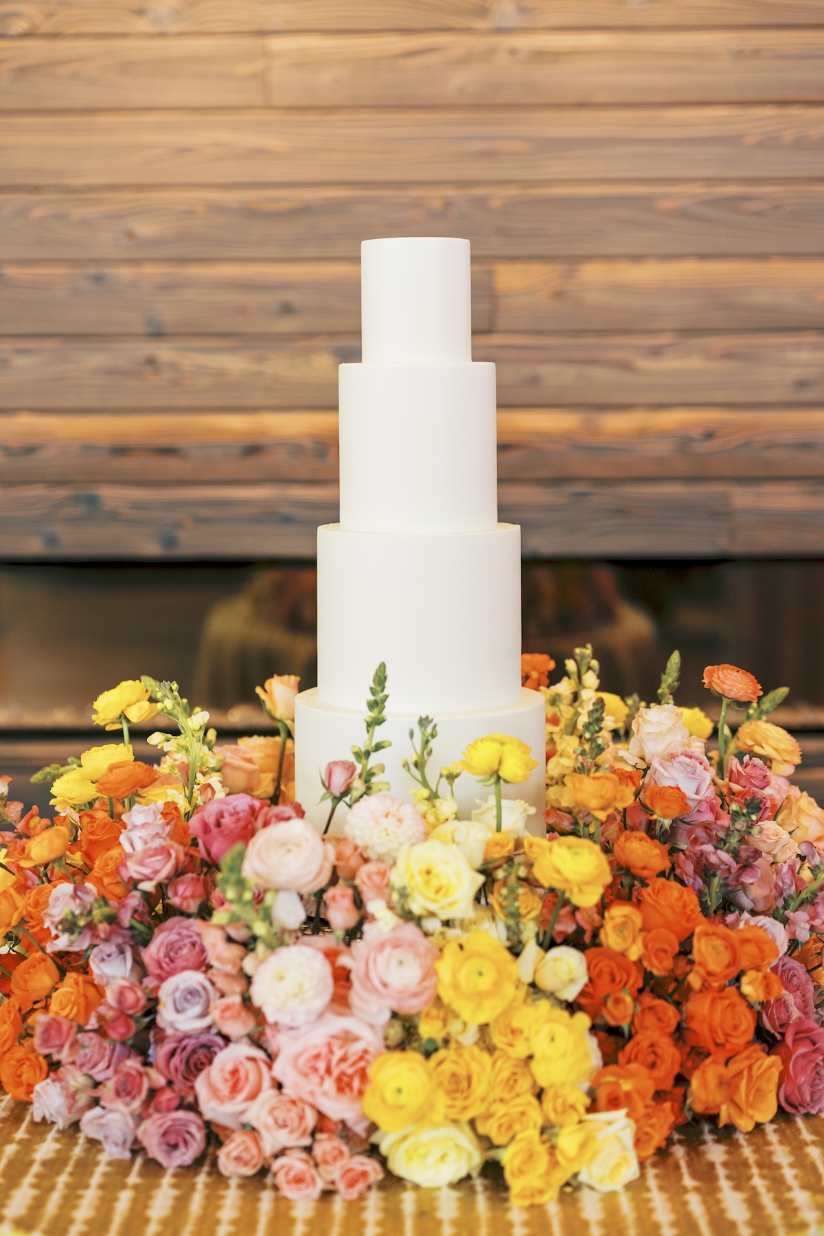flowers and wedding cake ideas