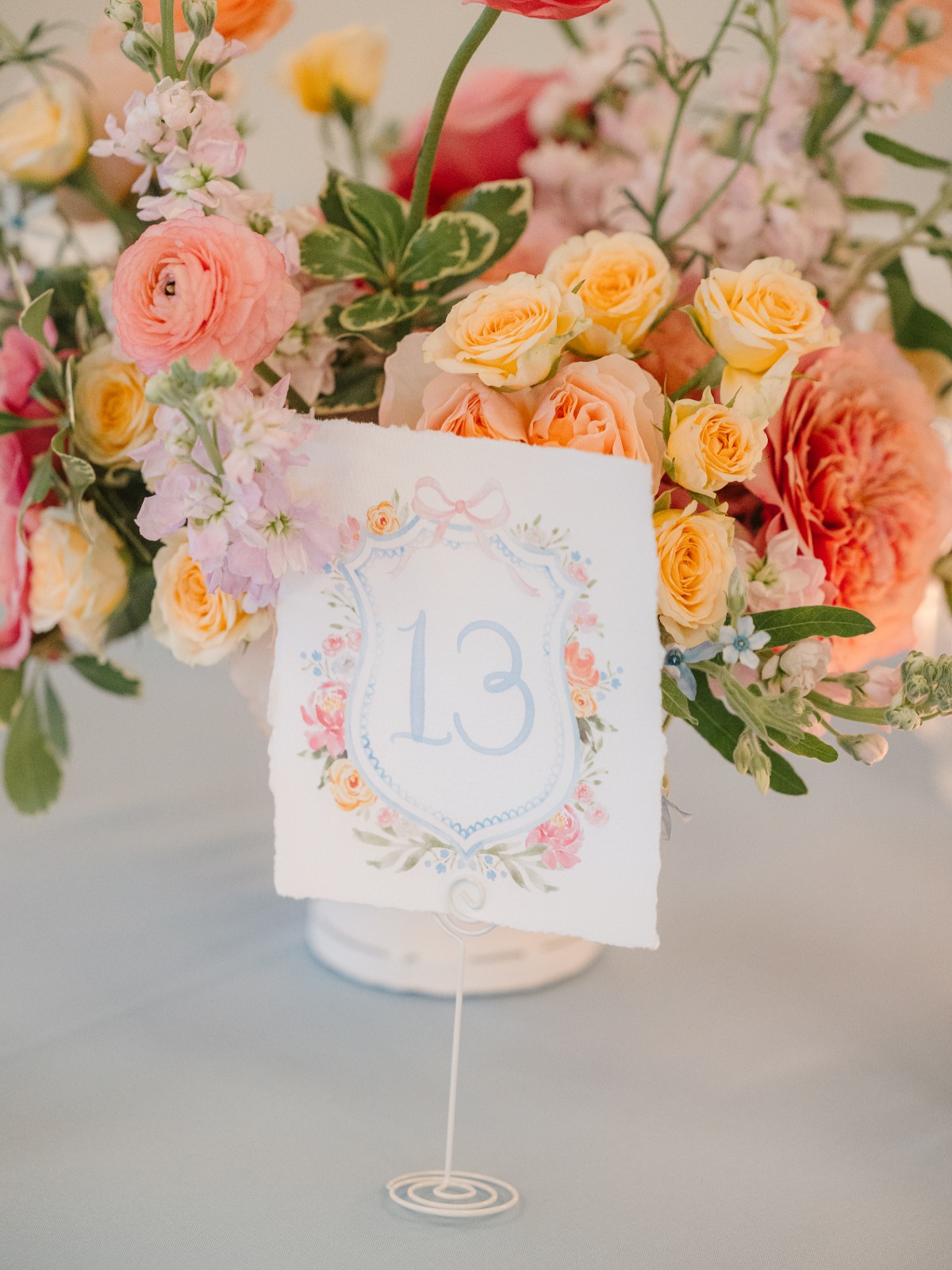 water color table numbers