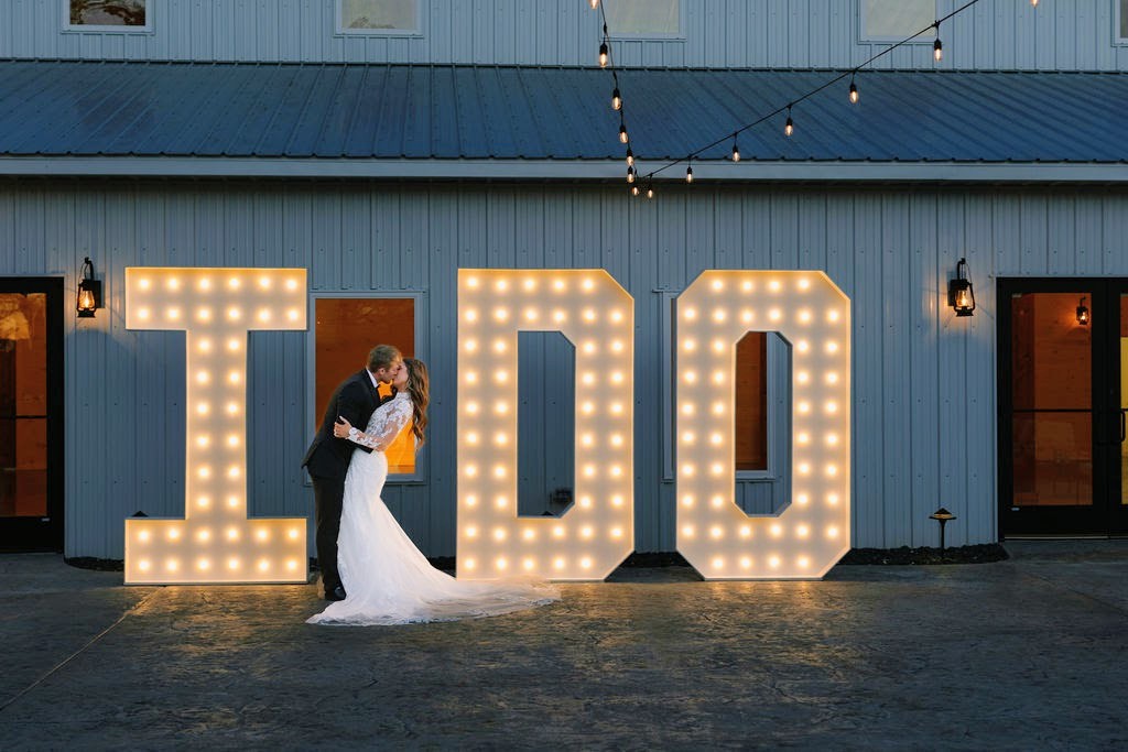 i do my big letters wedding rentals