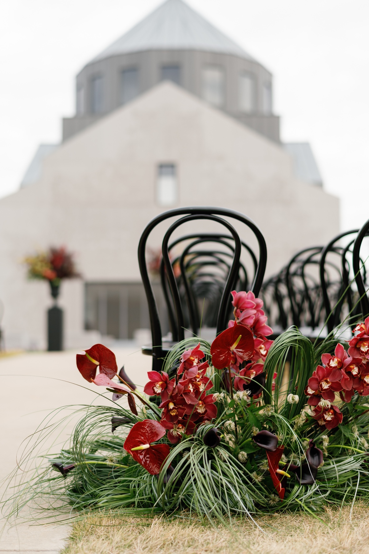 floral arrangements with grasses