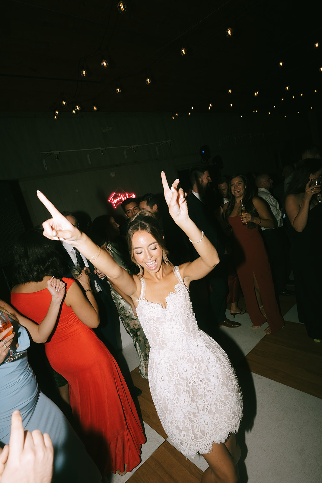 bridal mini dress