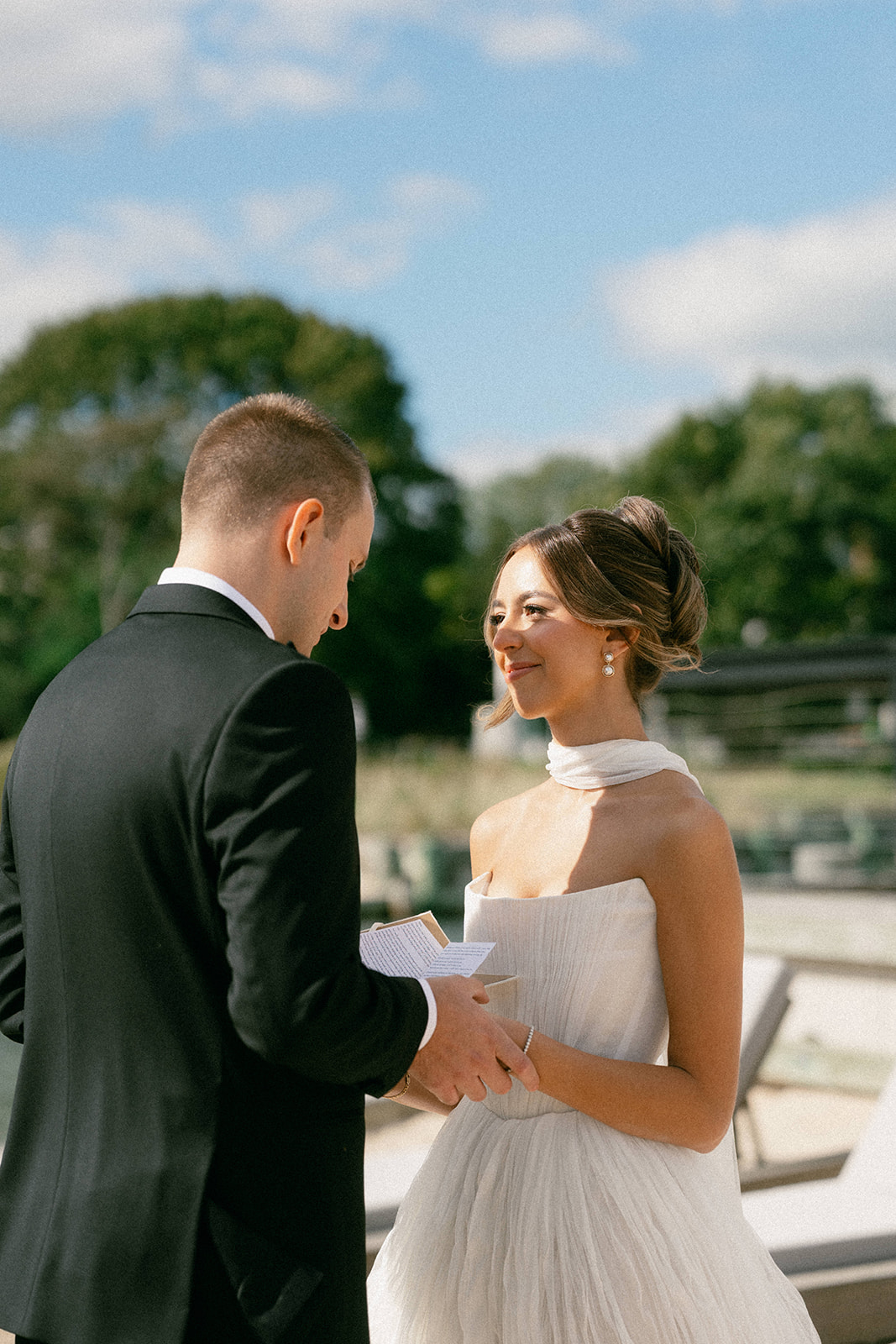 private vow exchange photo ideas