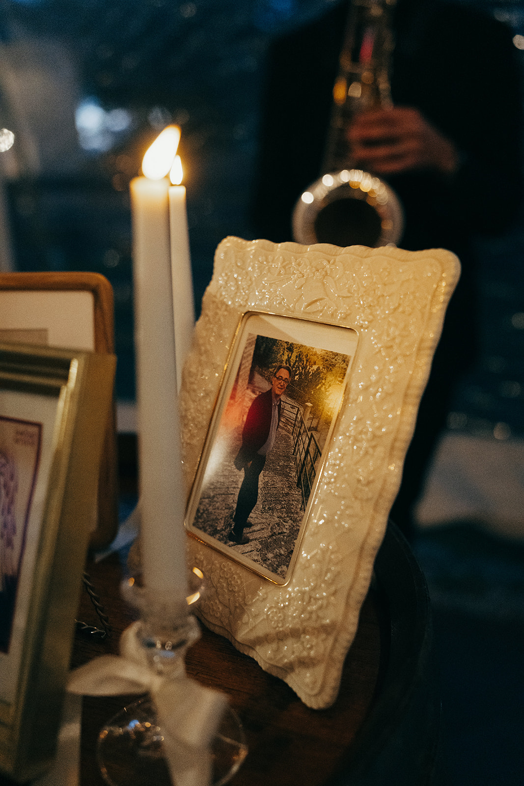 memorial table at wedding