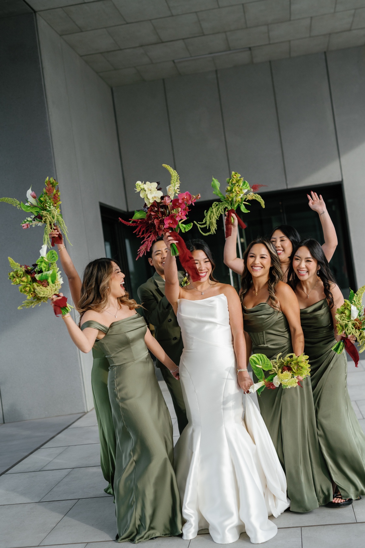 sage bridesmaid dresses