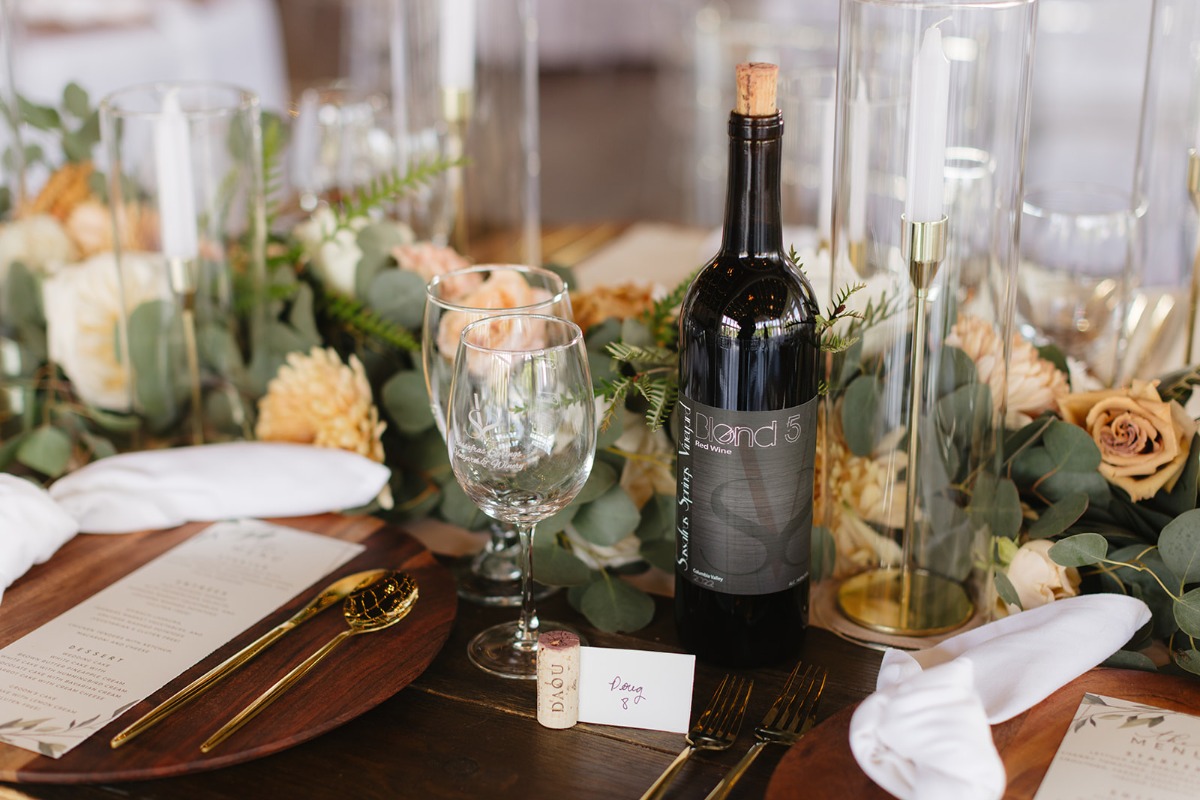 floral garland wedding centerpiece ideas