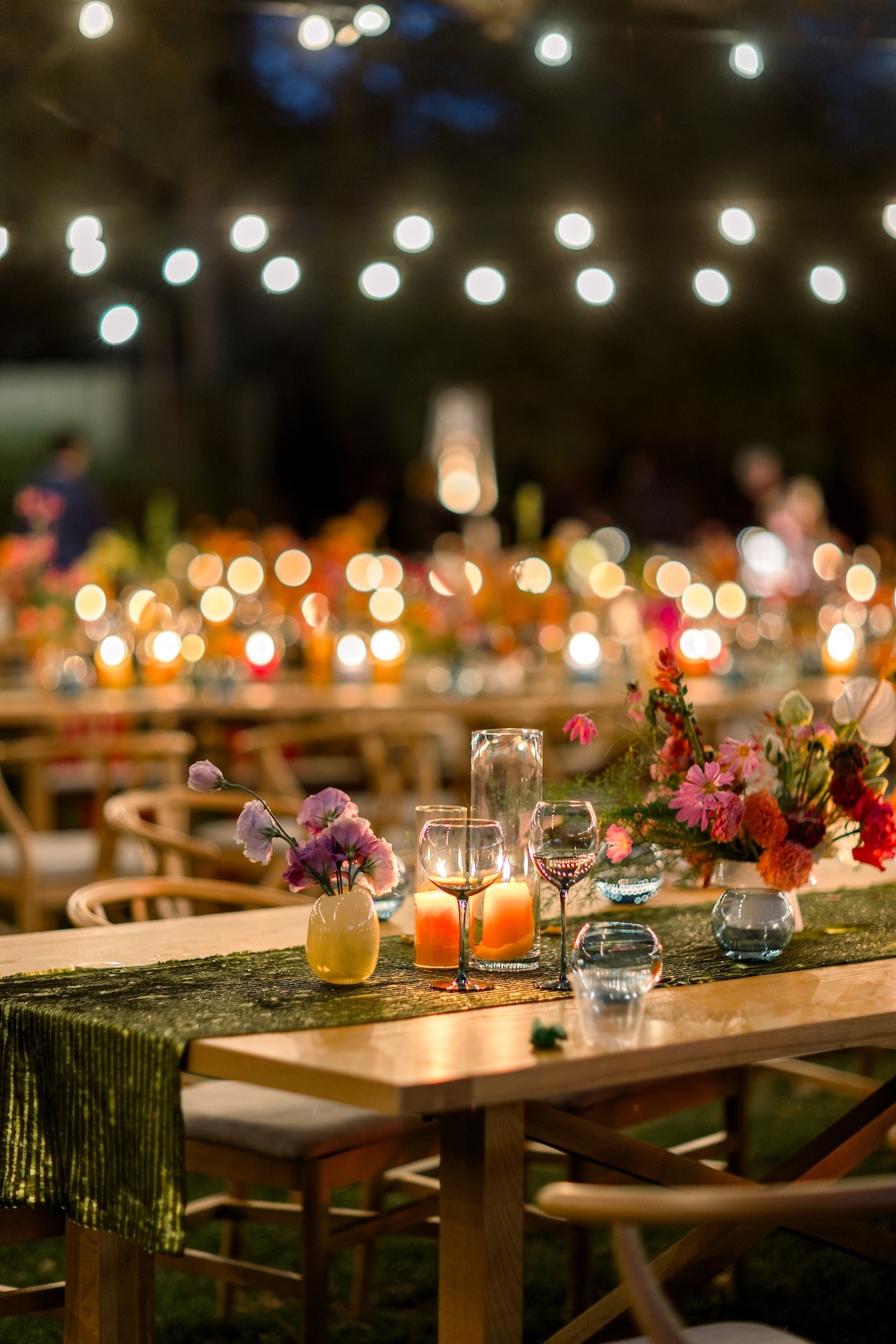 colorful votives