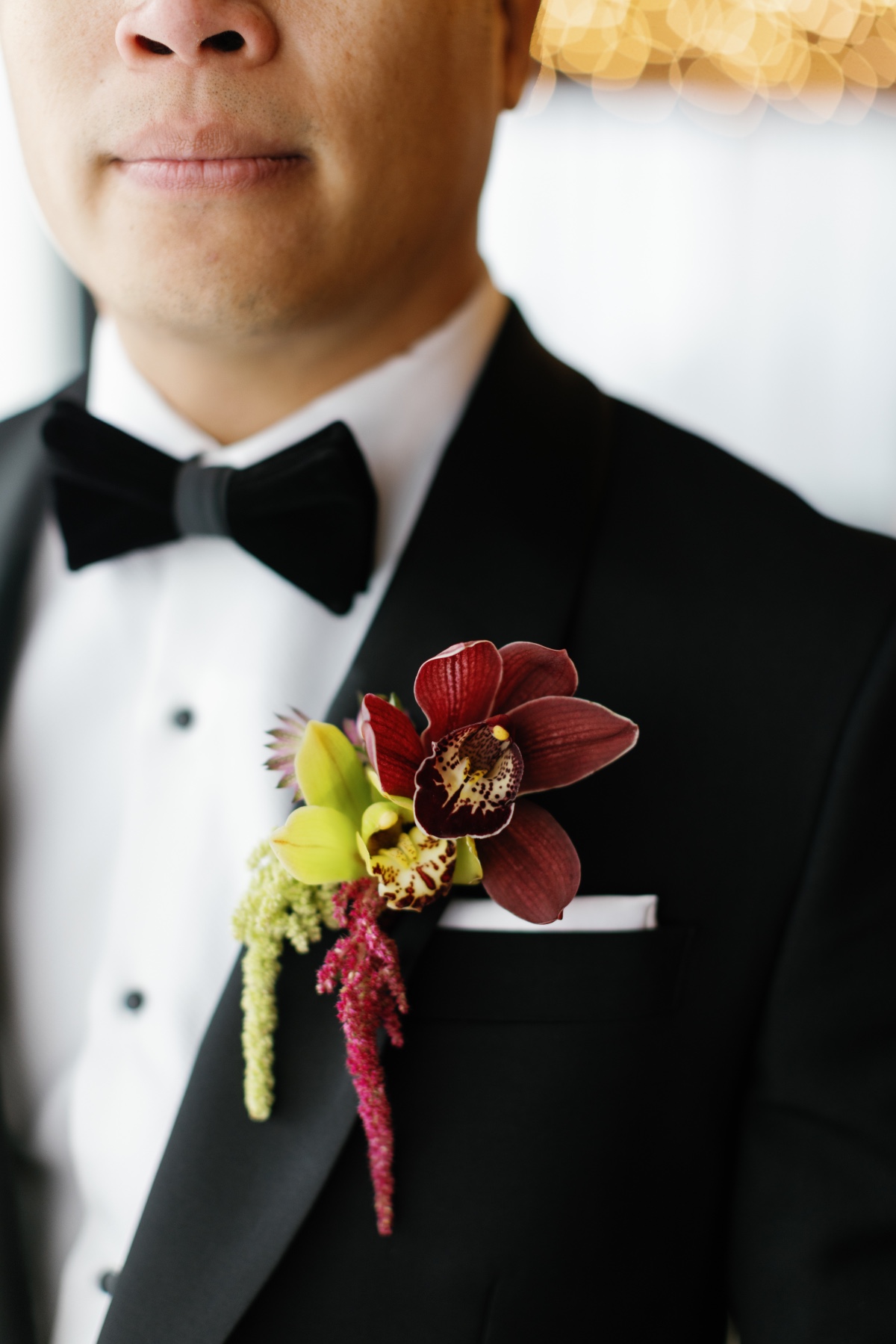 unique boutonniere