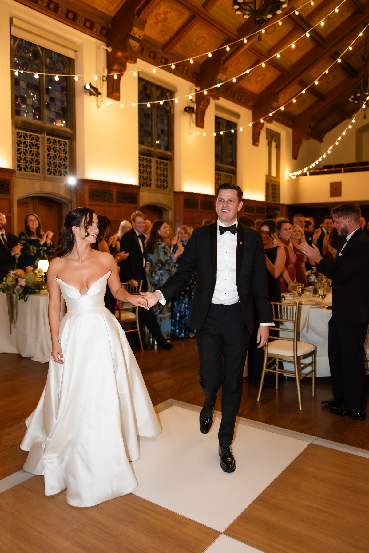first dance in ballroom 