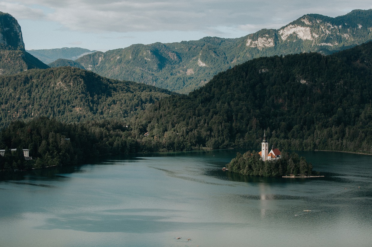 the little church on lake bled island