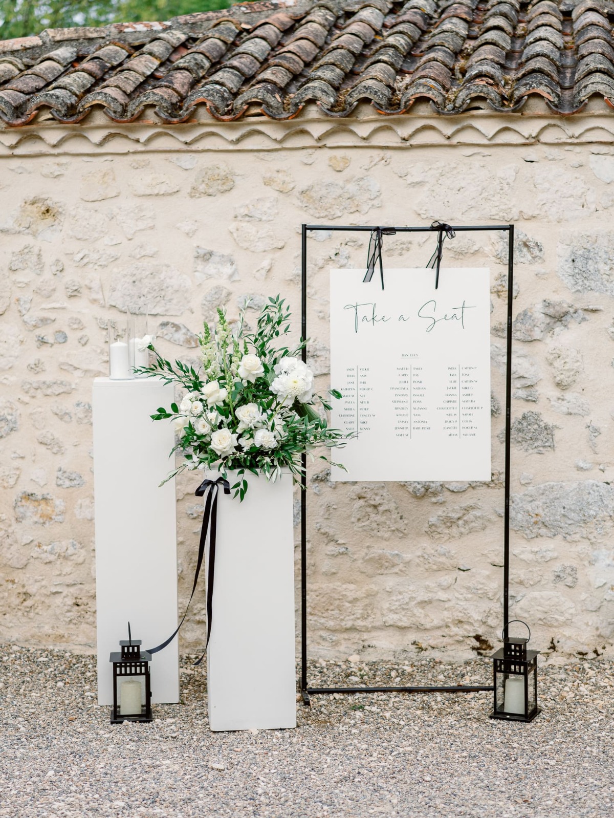 simple diy seating chart ideas for wedding