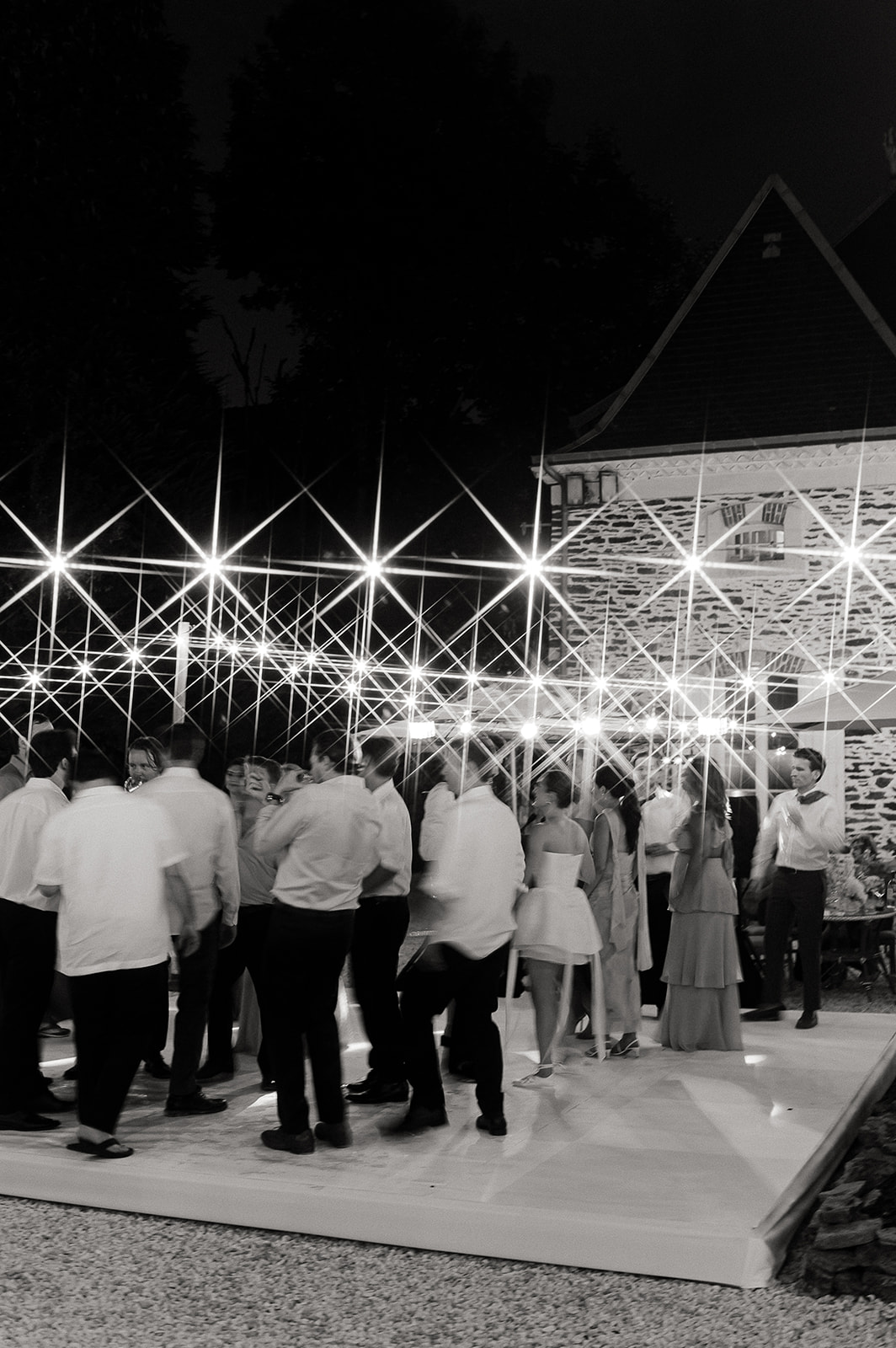 pink checkered dance floor