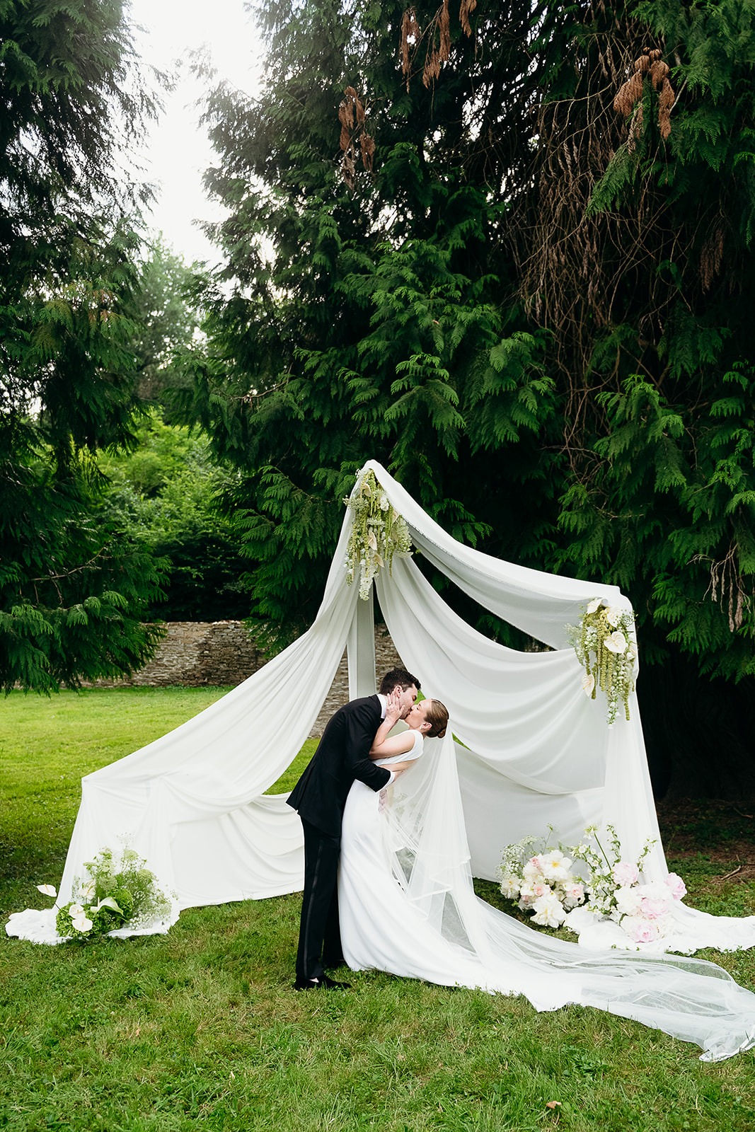 ceremony draping backdrop