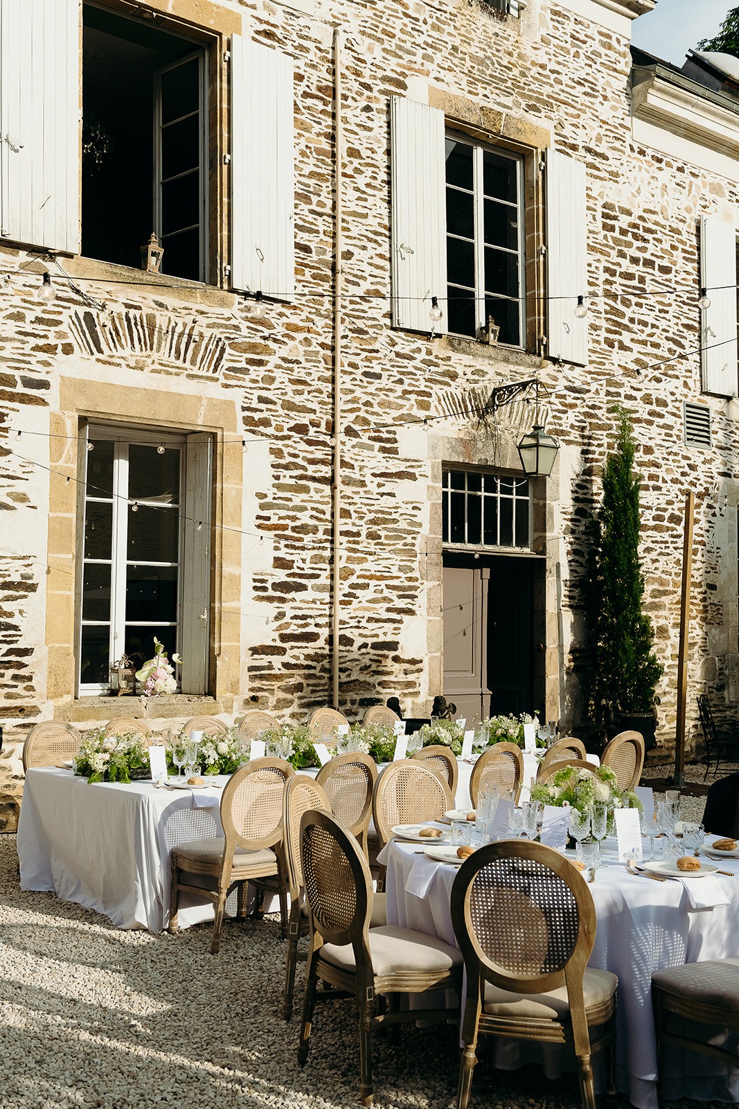 organic outdoor wedding