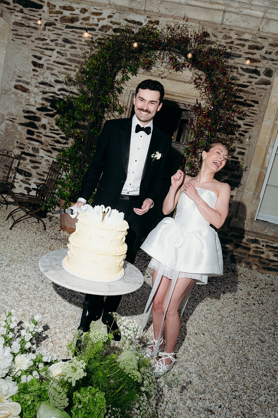 vintage reception dress for bride