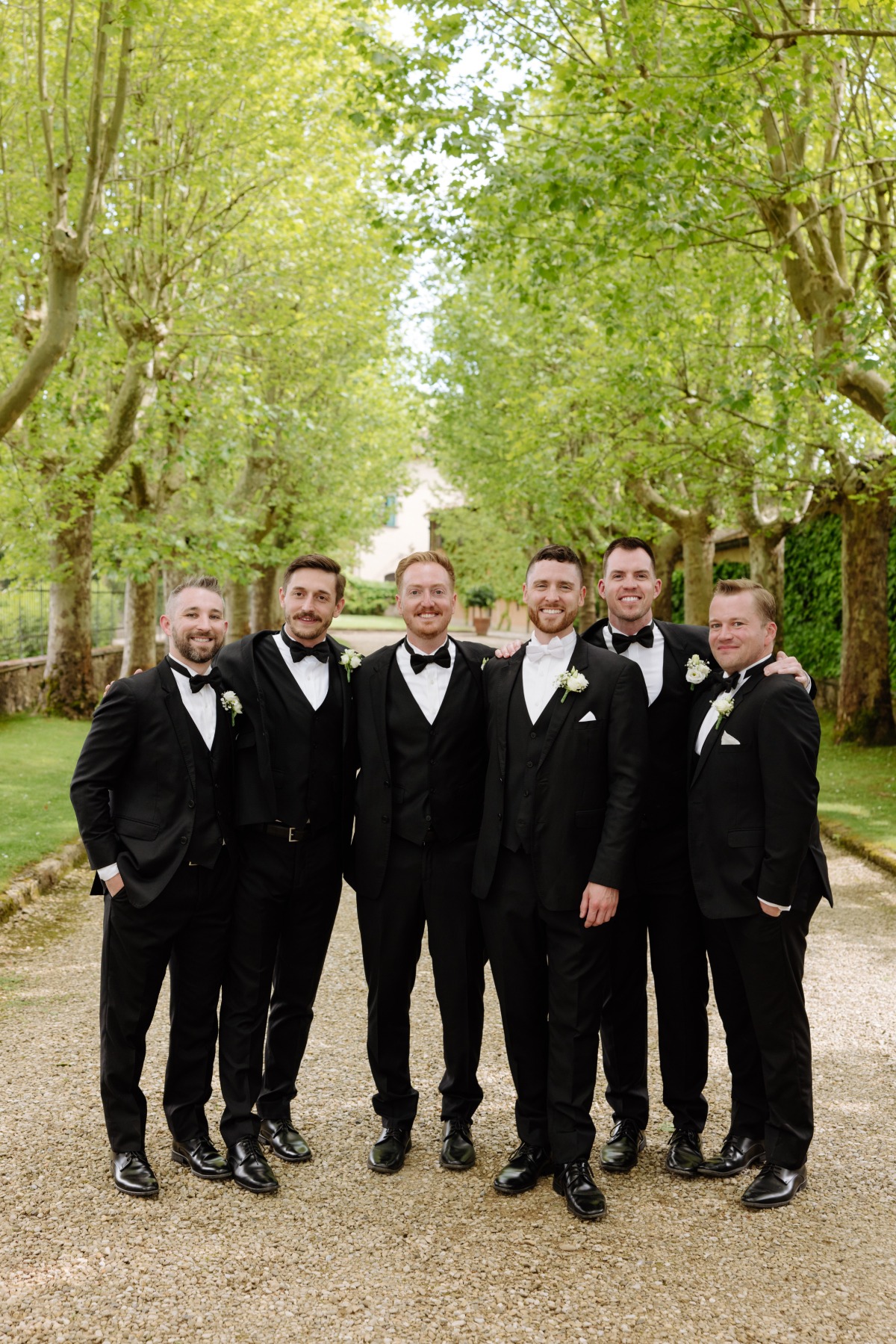 what should the men wear to a black tie wedding