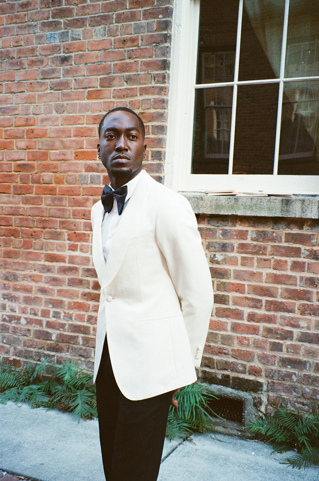 white tie groom