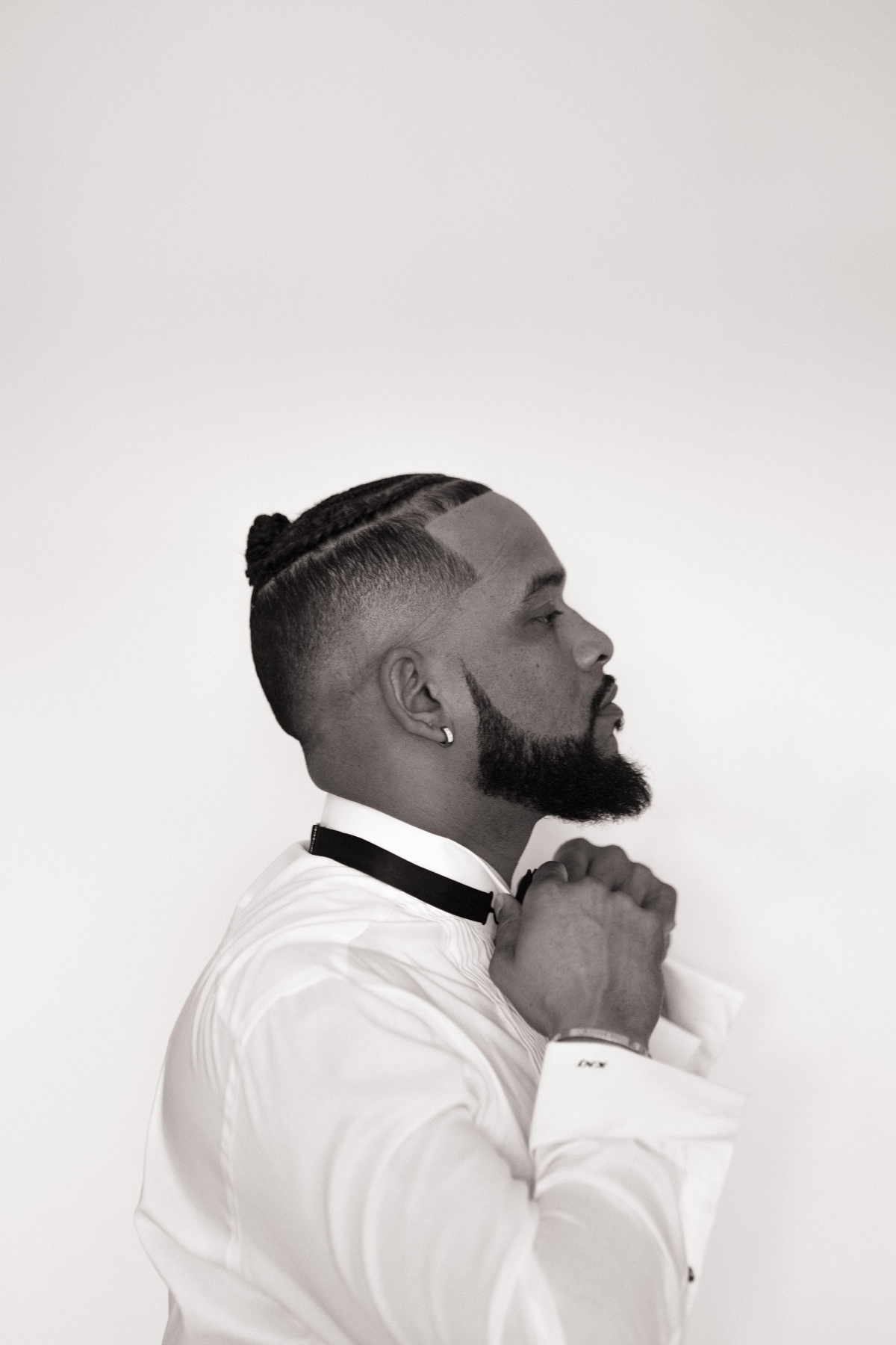 groom getting ready