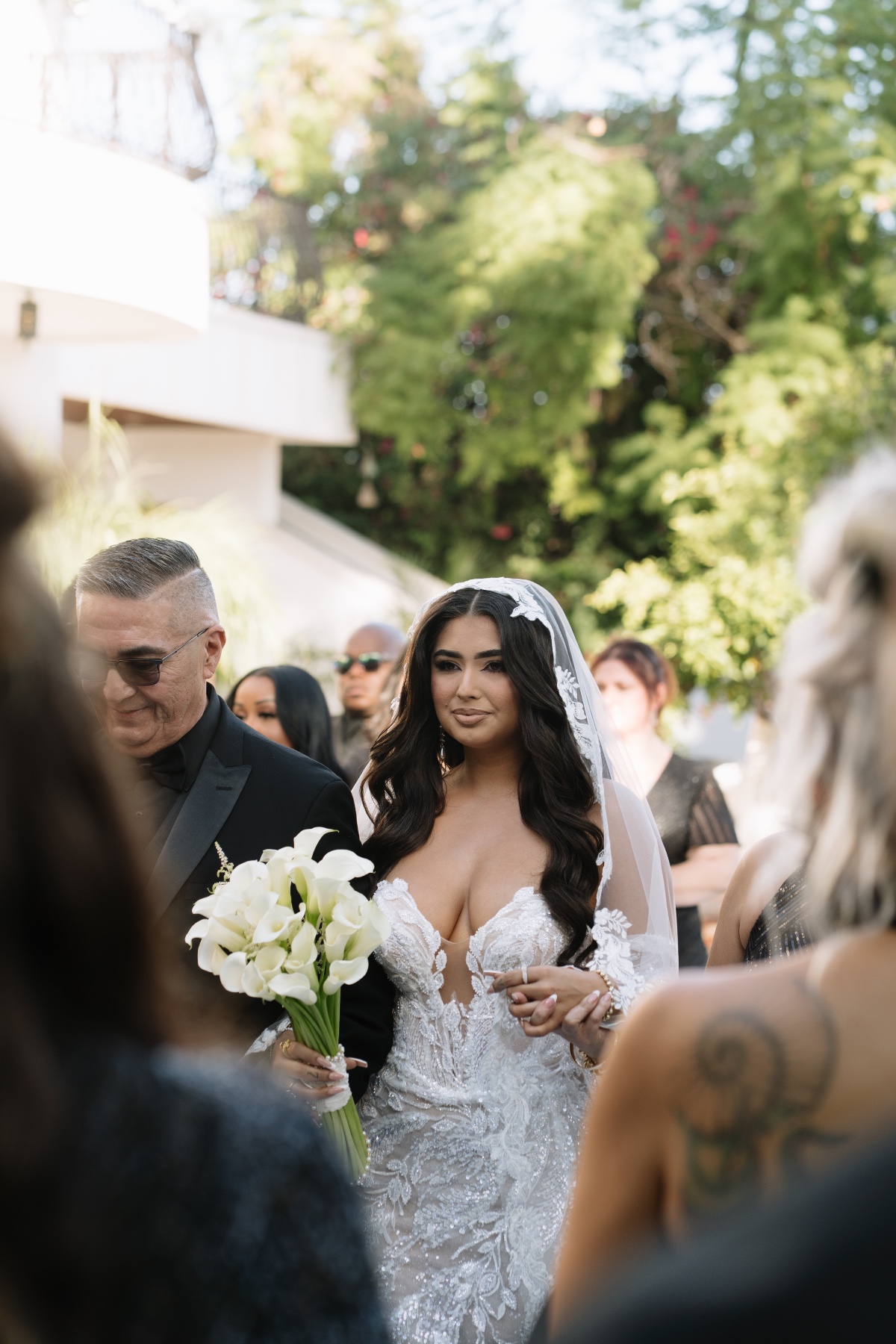 bride walking down the aisle