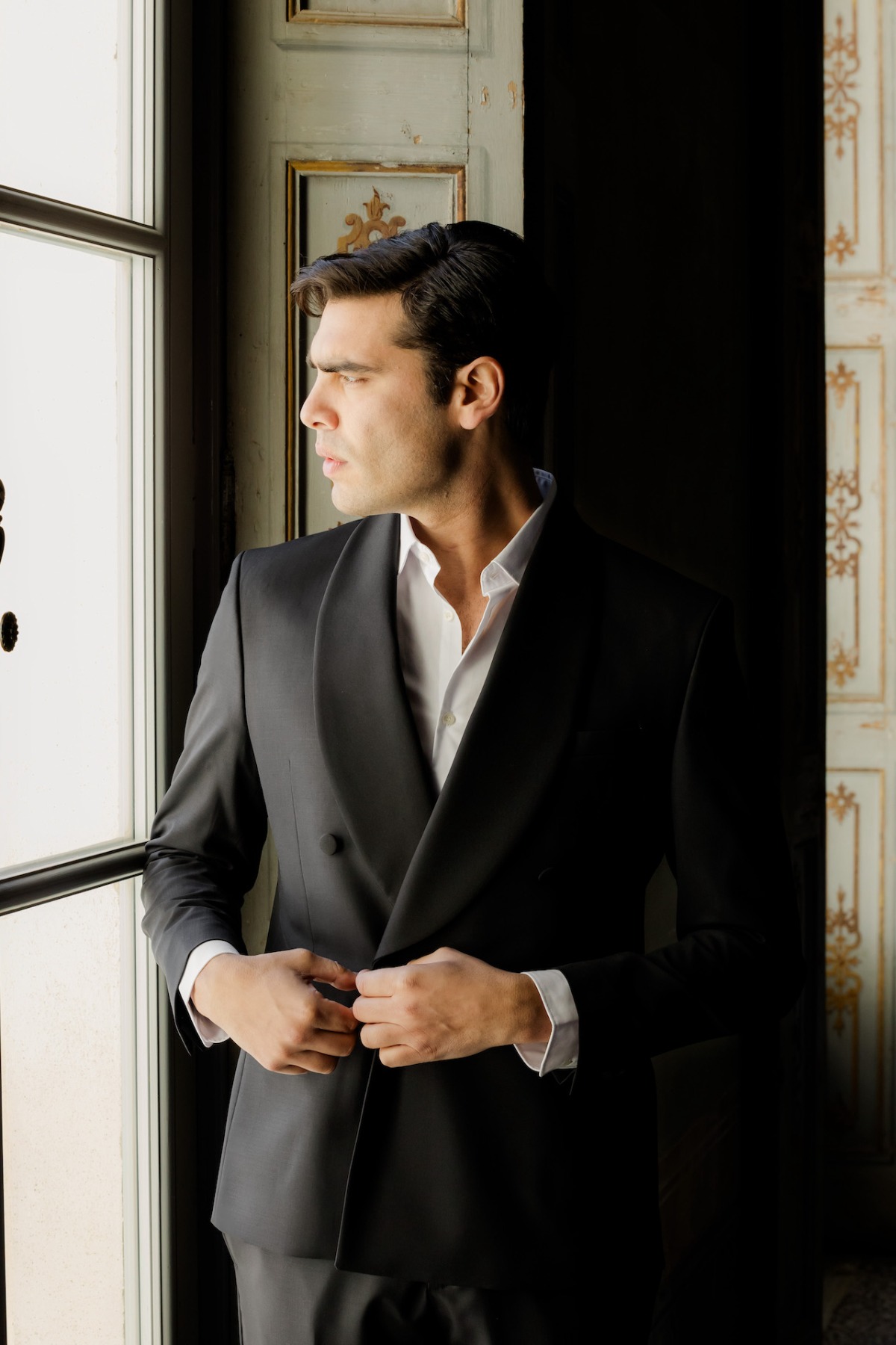 groom getting ready