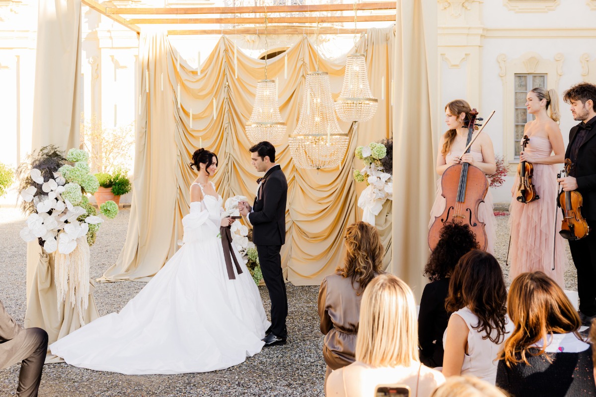 draped wedding ceremony ideas