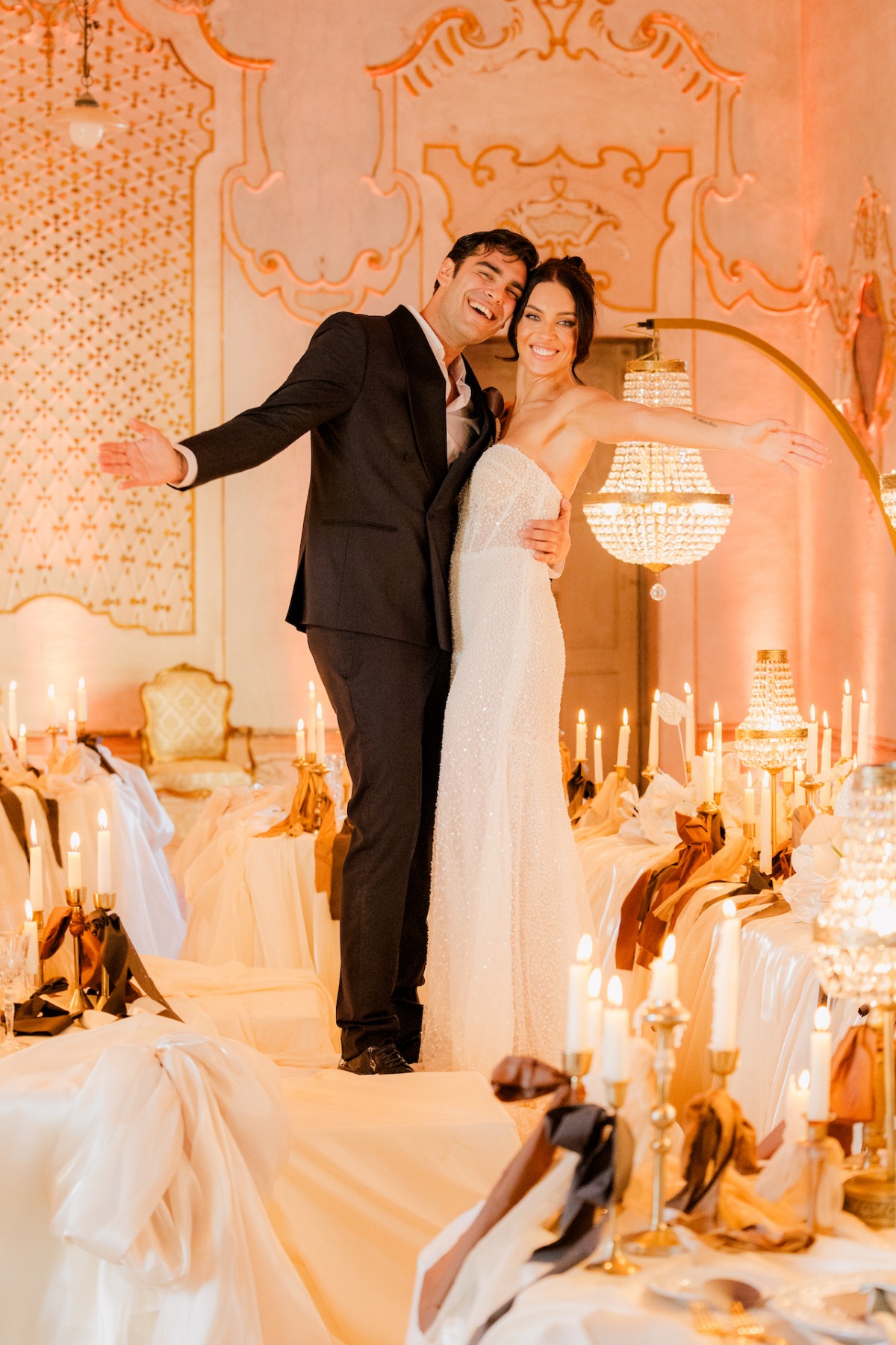 elevated dance floor for wedding
