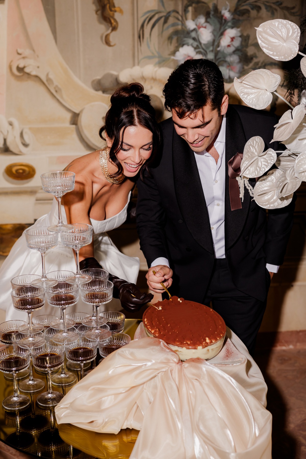 espresso martini tower for wedding