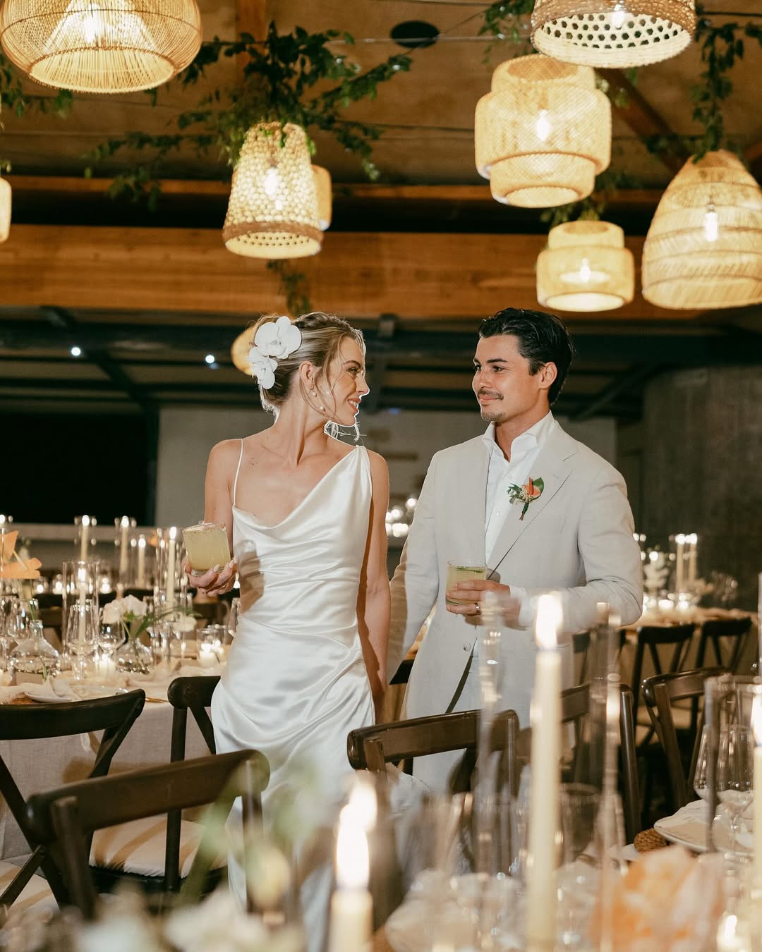 wedding reception at villa punto de vista