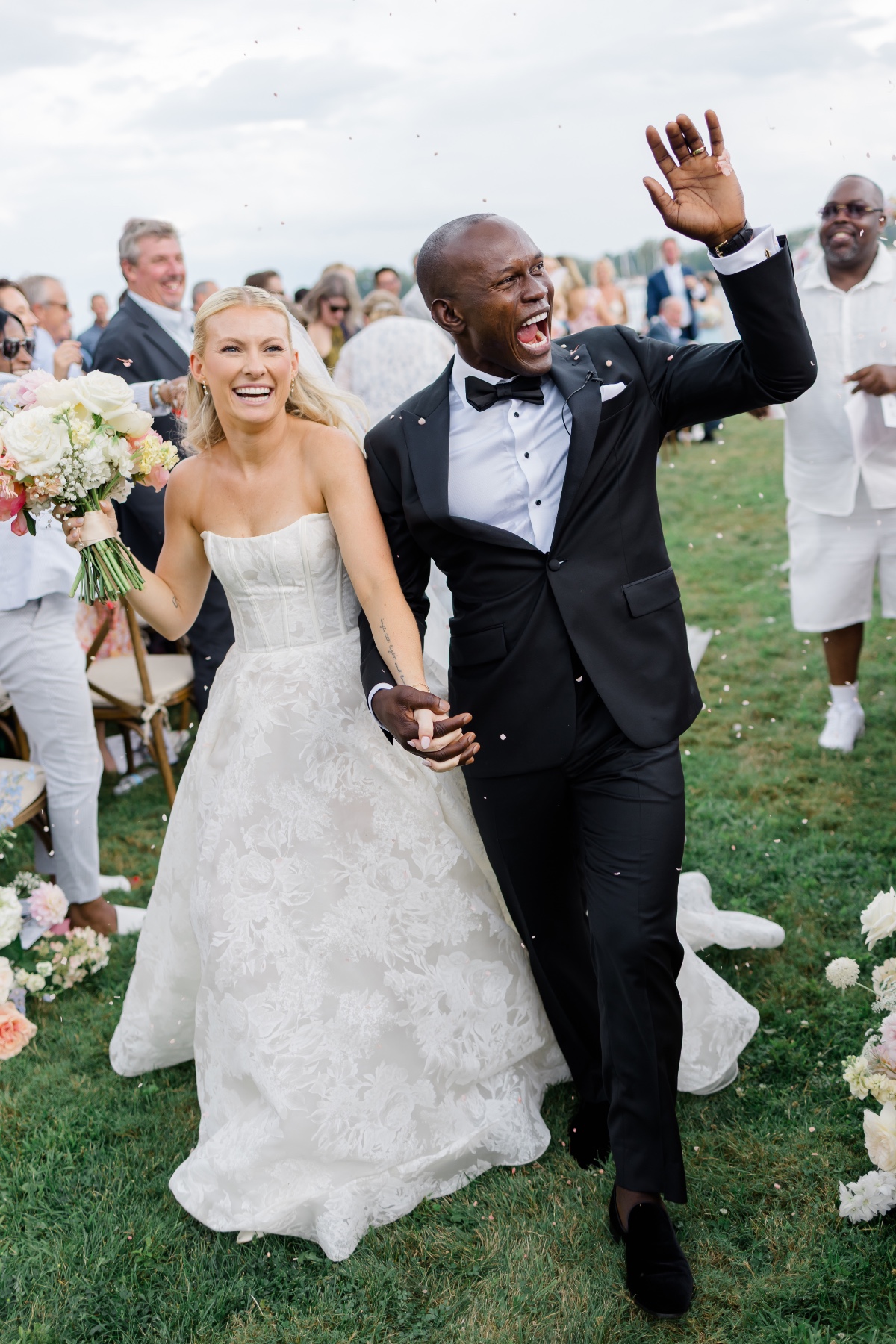 organza lace wedding dress