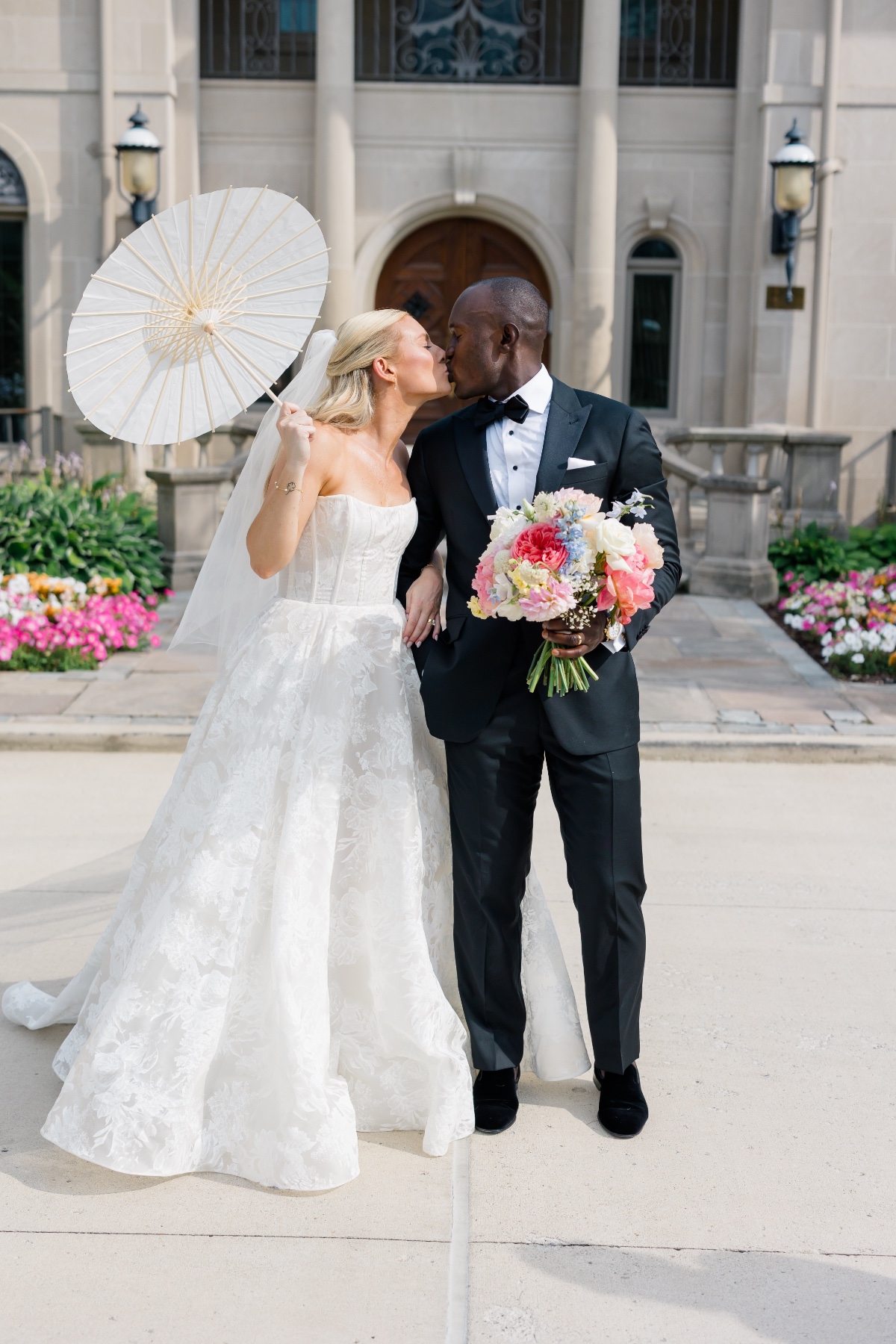 pastel wedding in detroit
