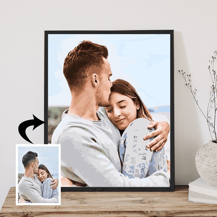 paint by numbers date night idea