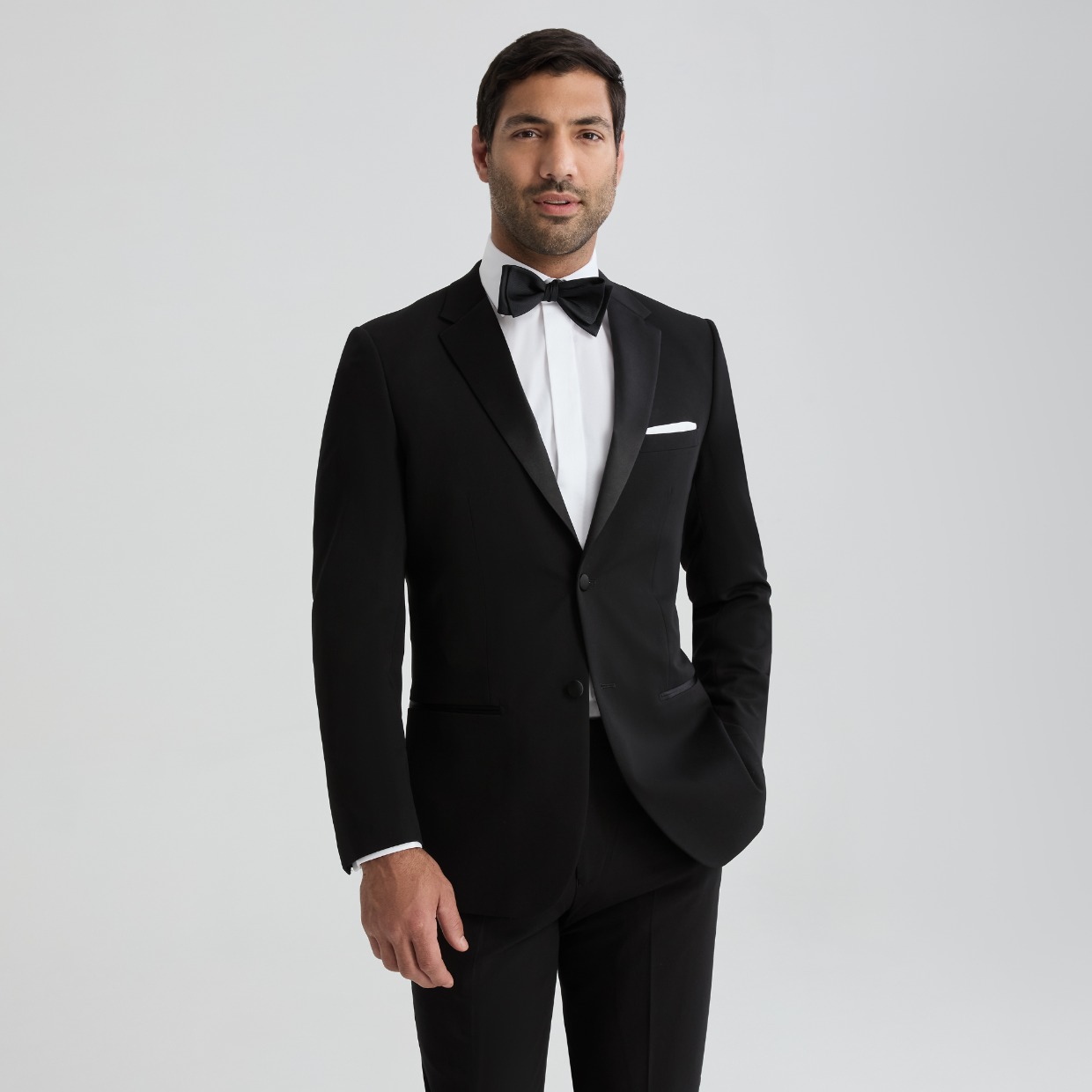 black tux from suitshop
