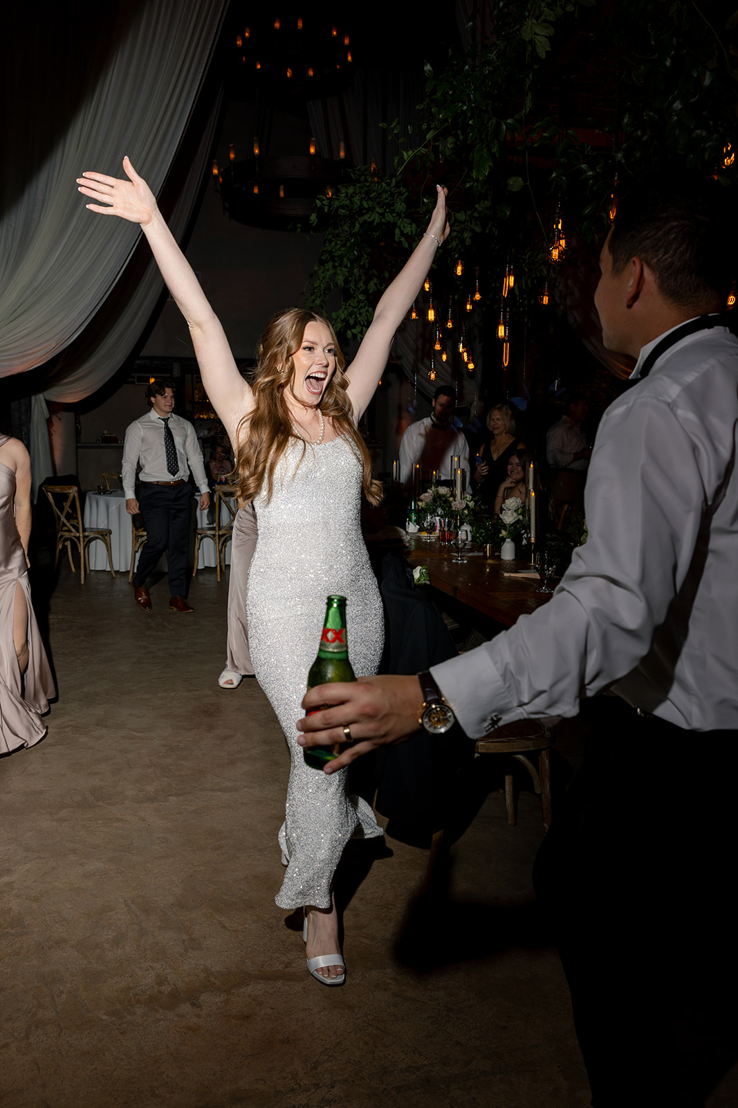 pearl mermaid wedding dress