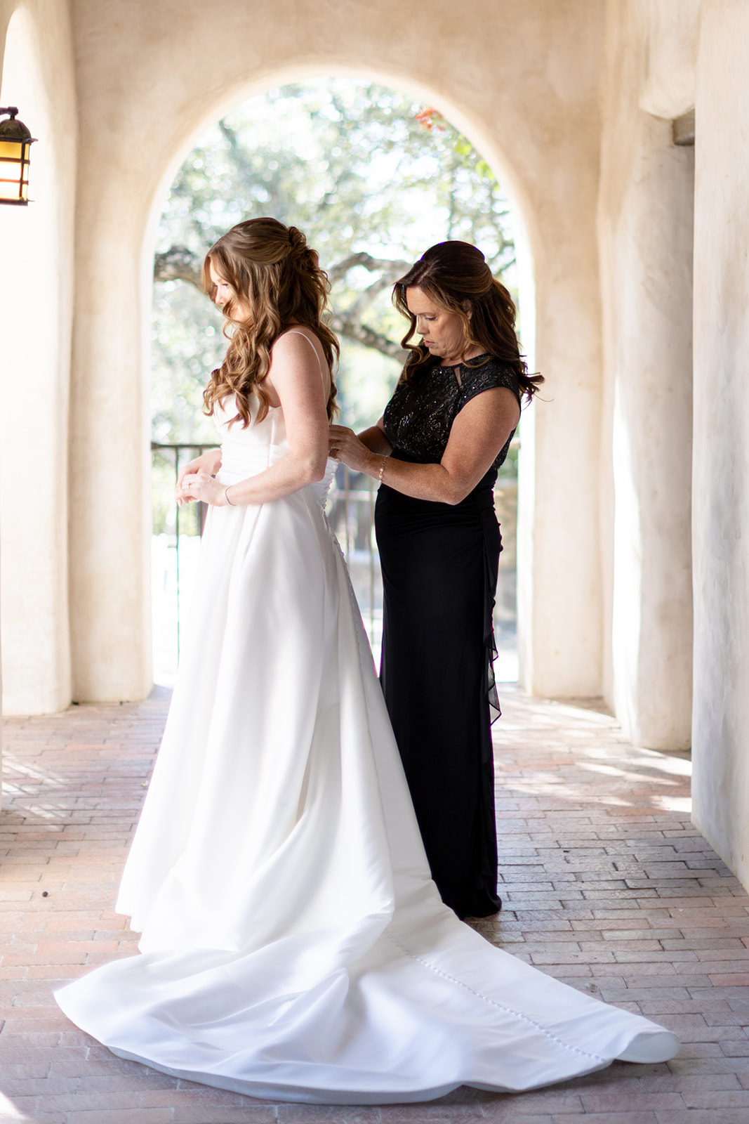 black mother of the bride dress