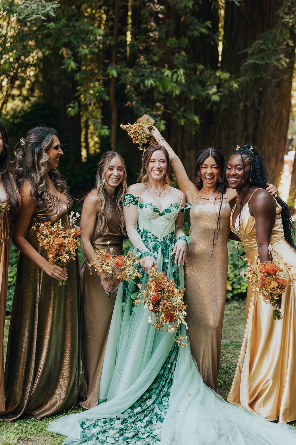 chocolate bridesmaid dresses
