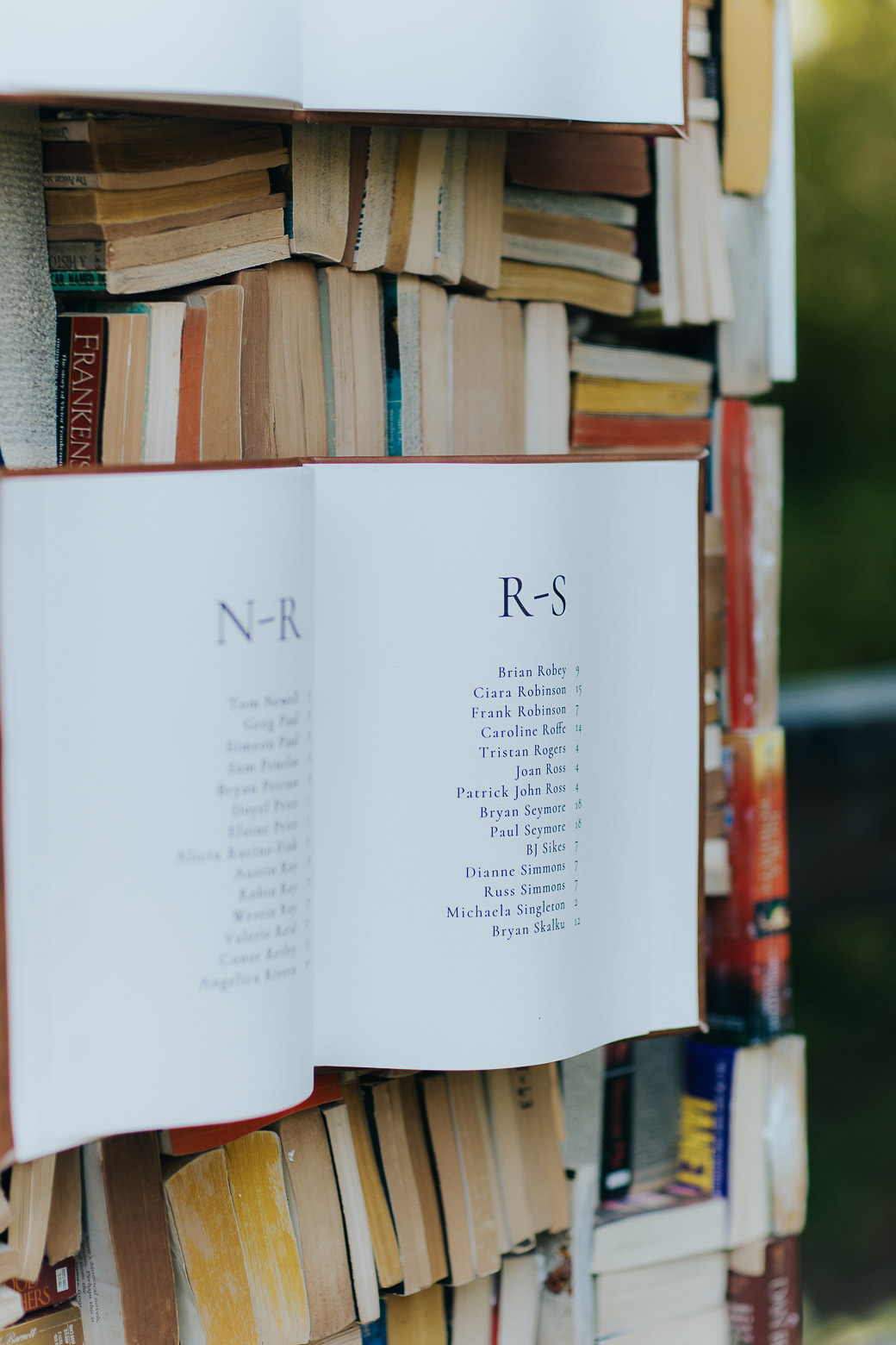 book lovers seating chart